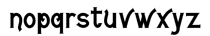 Faboulussh Font LOWERCASE