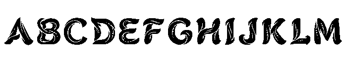 Fabre Regular Font UPPERCASE
