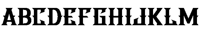 Fabric Tailor Font UPPERCASE