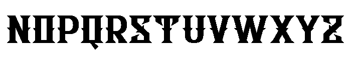 Fabric Tailor Font UPPERCASE