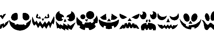 Face Halloween FONT