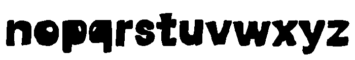 Factory Punch Font LOWERCASE