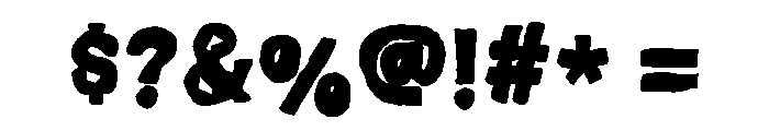 FactoryPunch Font OTHER CHARS