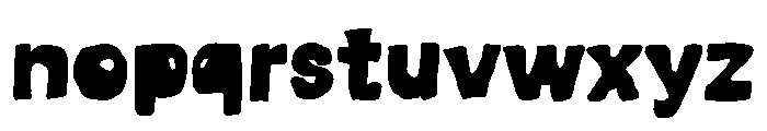FactoryPunch Font LOWERCASE
