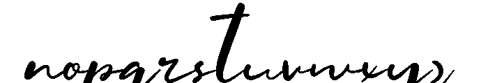 Fadhila Berlin Font LOWERCASE
