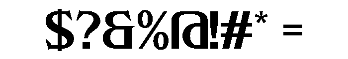 Fading Hopes Regular Font OTHER CHARS