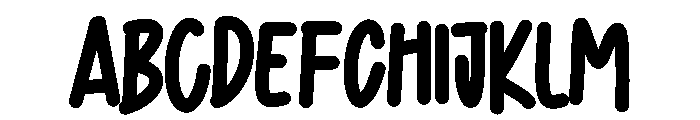 Fadua Font UPPERCASE