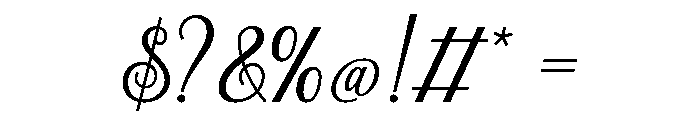 Fadyna Font OTHER CHARS