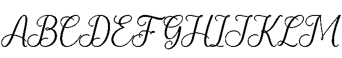 Fadyna Font UPPERCASE