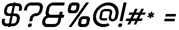 Faggoe Italic Font OTHER CHARS