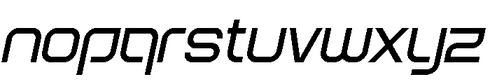 Faggoe Italic Font LOWERCASE