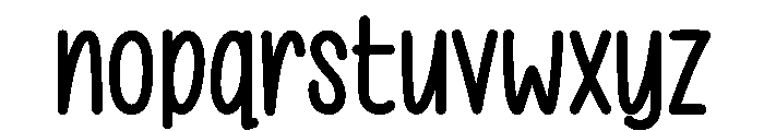 Fairbloom Font LOWERCASE