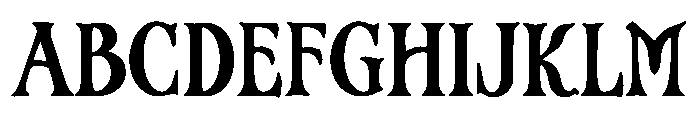Fairmont Fishtail Font UPPERCASE