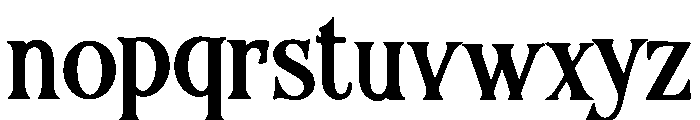Fairmont Fishtail Font LOWERCASE