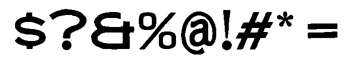 Fairmont Ridge Medium Sans Font OTHER CHARS