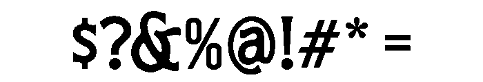 Fairmont Ridge Medium Serif Font OTHER CHARS