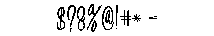 Fairy Cottage Font OTHER CHARS