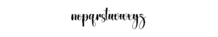 Fairy Dream Font LOWERCASE