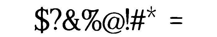 Fairycore_Display Font OTHER CHARS