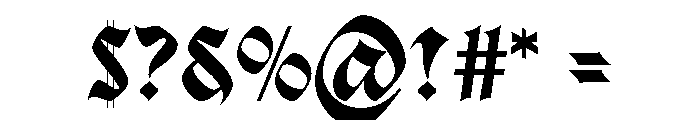 Fairyesta Regular Font OTHER CHARS