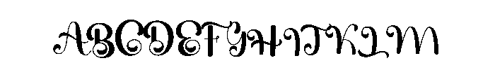 Fairytails Font UPPERCASE
