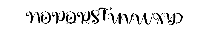 Fairytails Font UPPERCASE