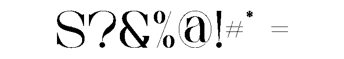 Faiten Font OTHER CHARS