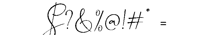 Faith Claire Regular Font OTHER CHARS