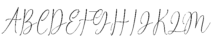 Faith Claire Regular Font UPPERCASE