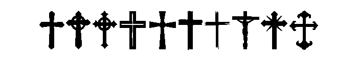 Faith Cross Font OTHER CHARS