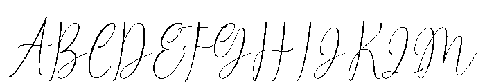FaithClaire-Regular Font UPPERCASE