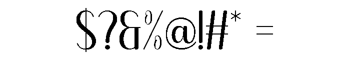 Faithful Through Font OTHER CHARS