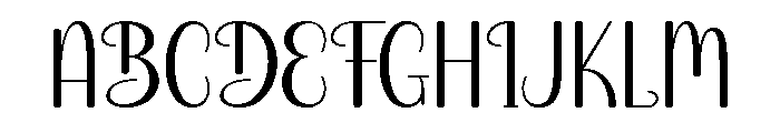 Faithful Through Font UPPERCASE