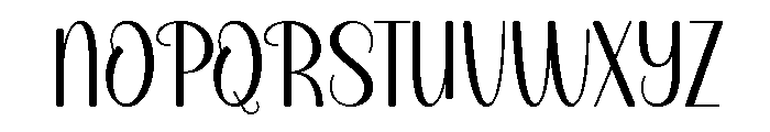 Faithful Through Font UPPERCASE