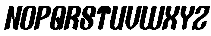 Fake Reality Bold Italic Font UPPERCASE