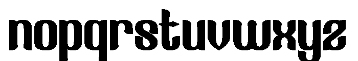 Fake Reality Bold Font LOWERCASE