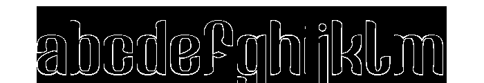 Fake Reality-Hollow-Inverse FONT