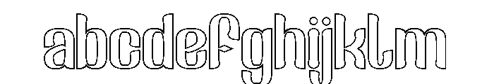 Fake Reality-Hollow FONT