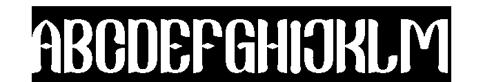 Fake Reality-Inverse Font UPPERCASE