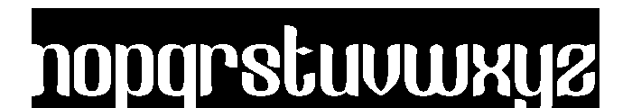 Fake Reality-Inverse Font LOWERCASE