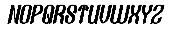 Fake Reality Italic Font UPPERCASE