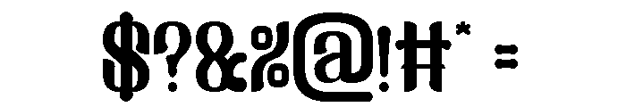 Fake Reality Font OTHER CHARS