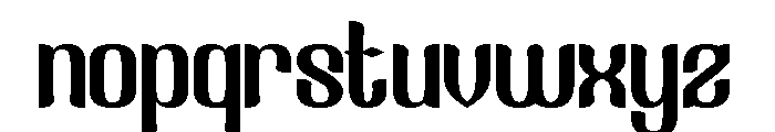 Fake Reality Font LOWERCASE