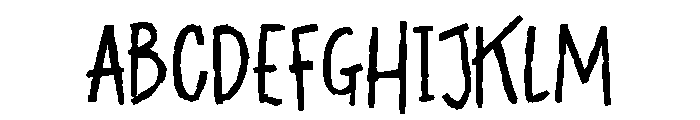 Fakeblood Font UPPERCASE
