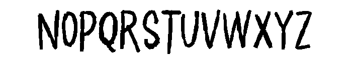 Fakeblood Font UPPERCASE