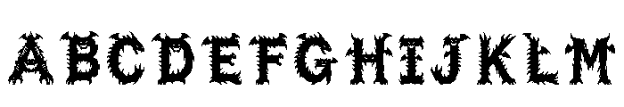 Fala Regular Font UPPERCASE