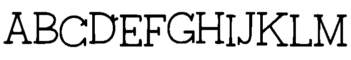 Falcon Font UPPERCASE