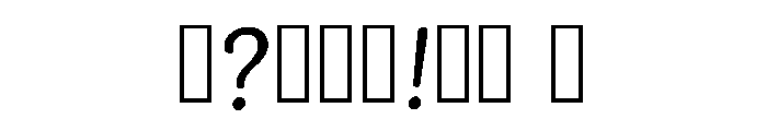 Falcu Regular Font OTHER CHARS
