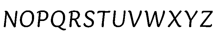 Falcu Regular Font LOWERCASE