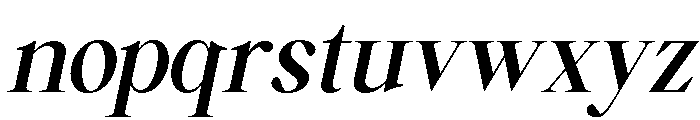 Falefion Bold Italic Font LOWERCASE